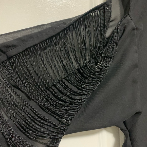 Women's black see-through shirt - Picture 4 of 4